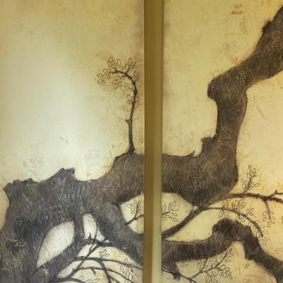 Fabulous Four Piece Branching Tree Canvas Art
