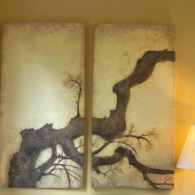 Fabulous Four Piece Branching Tree Canvas Art