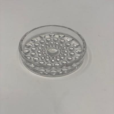 Clear Hobnail Coaster 3