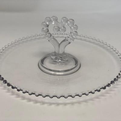 Imperial Glass Candlewick Large Serving Plate
