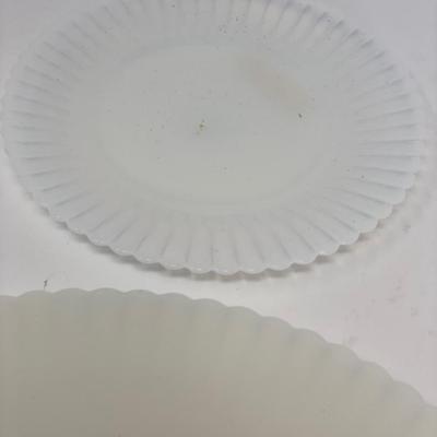 1930's MacBeth Evans Petalware Large Plate/2 Small Plates
