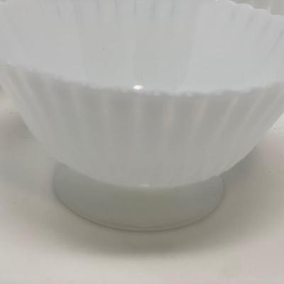 1930's MacBeth Evans Petalware Set of 5 Dessert Bowls 4.25"