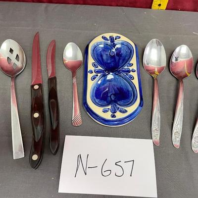 Misc silverware spoon rest