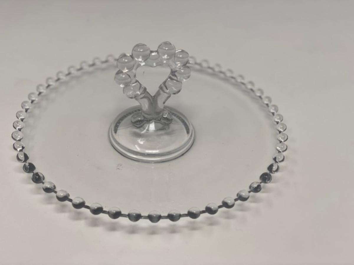 Imperial Glass Candlewick Small Serving Tray