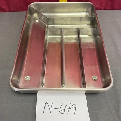 Heavy silverware tray