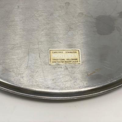 Monterey MCM Stainless Steel Serving Platter and Spoon 12"