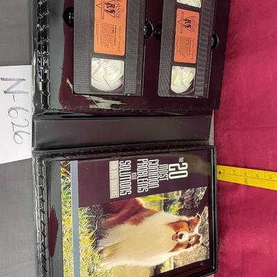 Lassie training cassettes and dog books