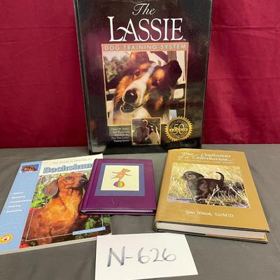 Lassie training cassettes and dog books