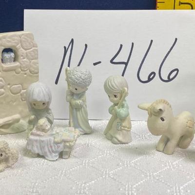 Small Metal Nativity Scene