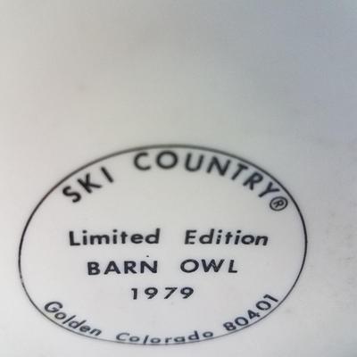 Vintage Ski Country Liquor Decanter, â€œBarn Owlâ€
