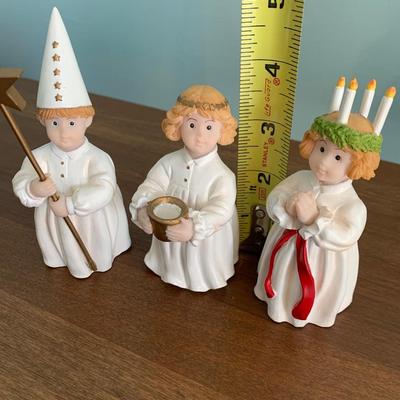 lot of 3 Sia Collection Christmas Ceramic Figurine Angels
