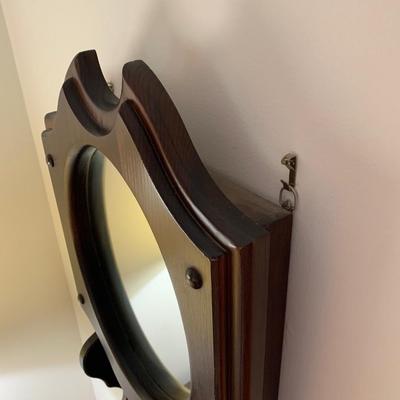 Hanging Wall Mirror Shelf Unit