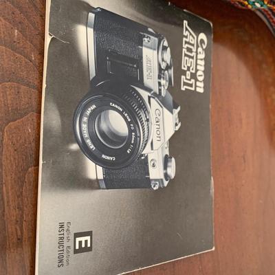 Canon AE-1 35mm Camera w/ Telephoto Lens / Manuals