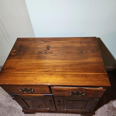 Solid Wood Night Stand 24x16x23
