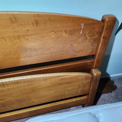 Solid Maple Wood Full Size Bed Frame