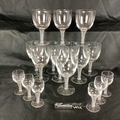 Lot. 6041 Lot of STUART Crystal â€œ Ariel â€œ Wine & Port Glasses