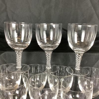 Lot. 6041 Lot of STUART Crystal â€œ Ariel â€œ Wine & Port Glasses