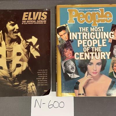 Elvis catalog and People book
