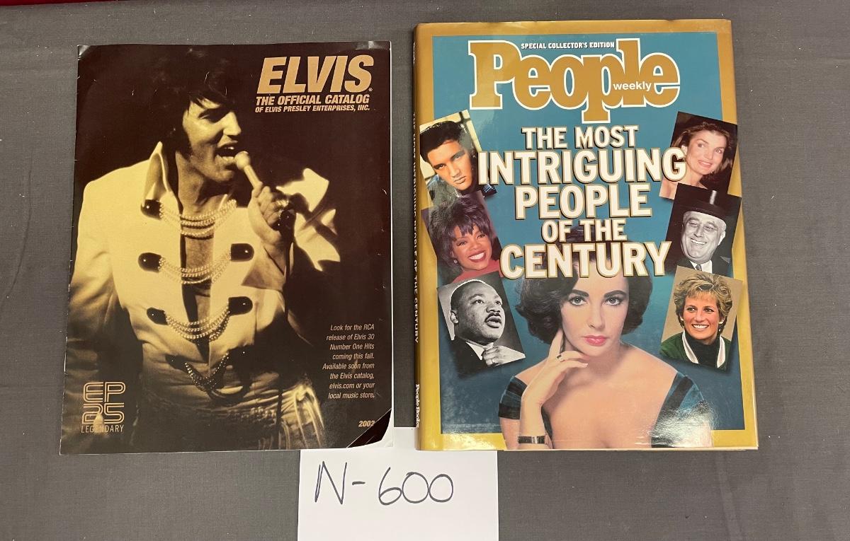 Elvis catalog and People book