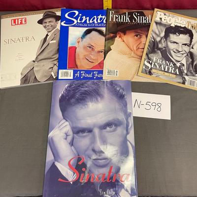 Sinatra book and magazines