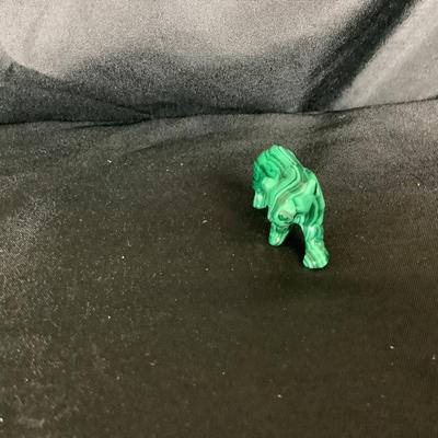 Lot 6051. Beautiful Miniature Polished Malachite Tiger