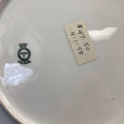Union T Czechoslovak Slovakia plate & stand