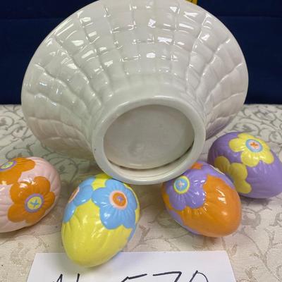 Easter Basket and Eggs