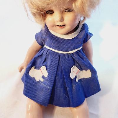 1930s SHIRLEY TEMPLE DOLL W/ A BAD HAIR DAY