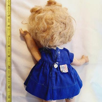 1930s SHIRLEY TEMPLE DOLL W/ A BAD HAIR DAY