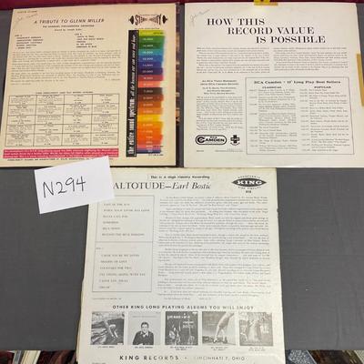3 record assortment