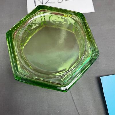 1960â€™s Indiana glass-tiara candydish w/ federal eagles and stars