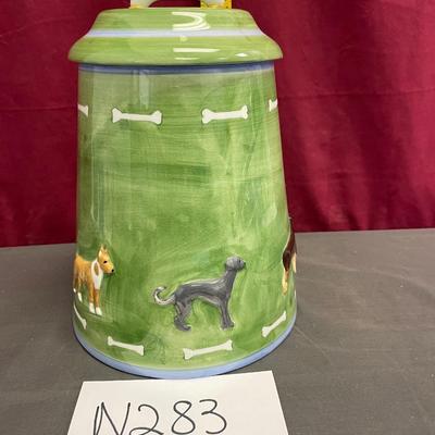 Dog cookie jar
