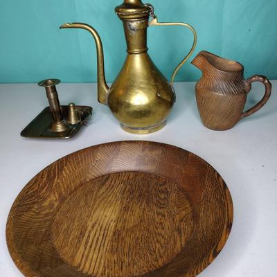 Brass & Pottery Home Decor