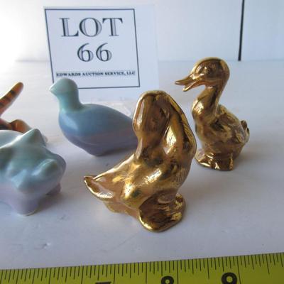 Lot of Small Pottery Figurines
