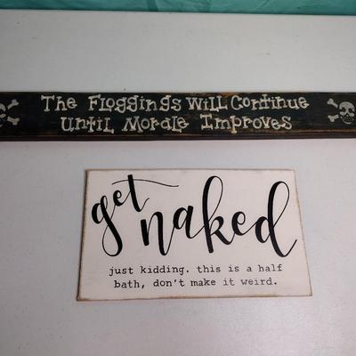 Comical Decor Signs