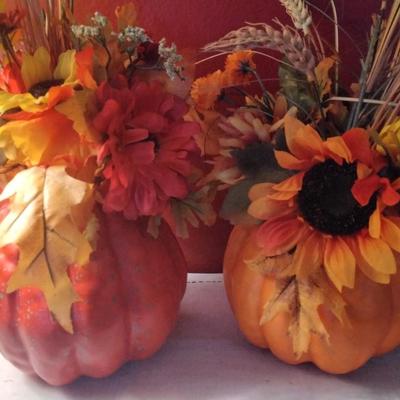 2 Pumpkin Fall Decorations