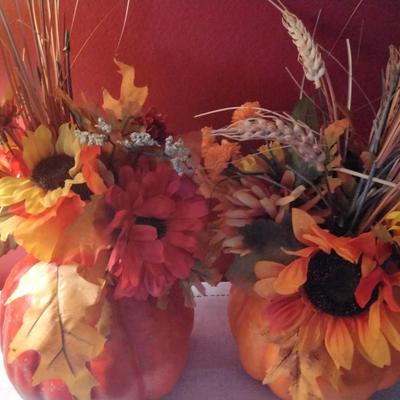 2 Pumpkin Fall Decorations