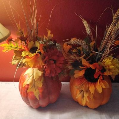 2 Pumpkin Fall Decorations