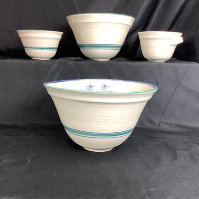 Lot. 6012. Set of Signed Mixing Bowls