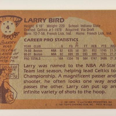 1981 Larry Bird