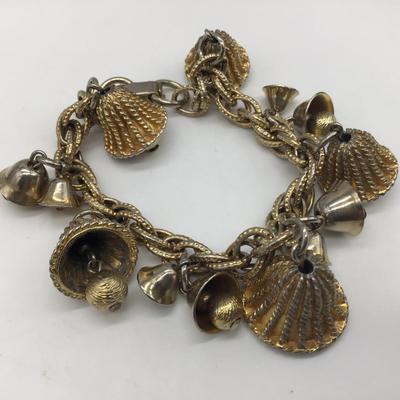 Vintage Bell Charm Bracelet