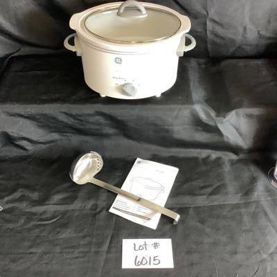 Lot. 6015. GE Slow Cooker and Chefs Choice Diamond Hone Sharpener