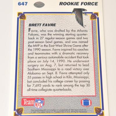 Brett Favre Rookie