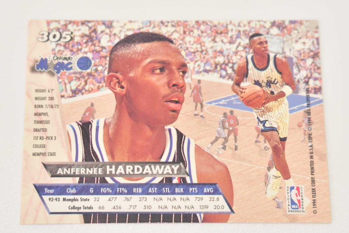 anfernee hardaway rookie year