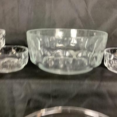 Lot. 6059 Arcoroc France & Glass Dimensions Lot