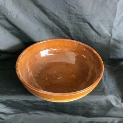 Lot 6072. Very Large Vintage  Pottery Bowl