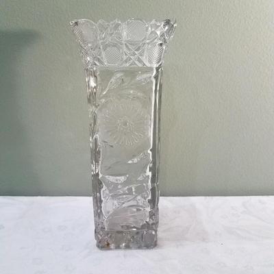 Early American Pressed Glass Vase
