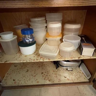 SunBeam Frypan & Plastic Containers