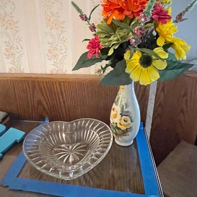 Small Vase & Heart Bowl