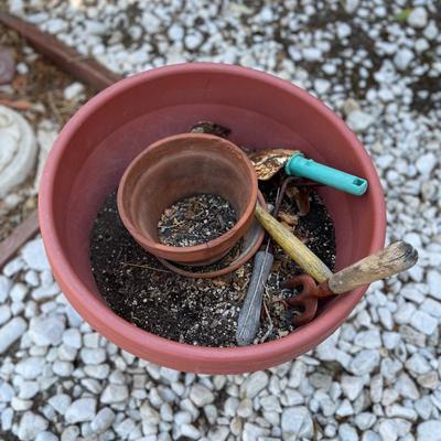 Terra Cotta Pots and wall hangers
